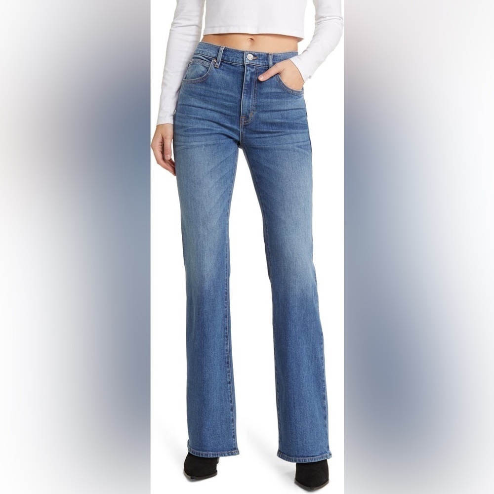 NWOT SLVRLAKE Reese Bootcut Jeans Size 27. Color- Heart of mine.
